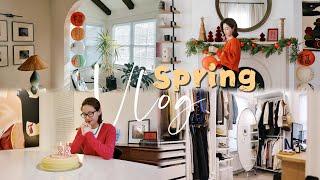 SPRING VLOG｜平淡又幸福的宅家时光｜新春家居软装更新｜继续动手改造衣帽间｜跟家人一起过生日｜情人节打卡纽约新地标｜SUGGY