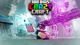 Sobrevivi 100 dias no CRAZY CRAFT com 1000 MODS - Minecraft - O FILME