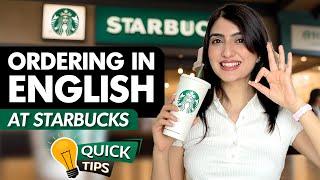 How to order coffee in English | Order at Starbucks | Improve your speaking skills | Aarushi |