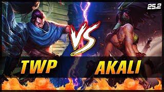 TheWanderingPro - Yasuo vs Akali MID Patch 25.S1.2 - Yasuo Gameplay