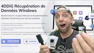 4DDIG , le système de recuperation fichier PC, Mac, corbeille, carte mémoire,Caméra qui m'a sauvé