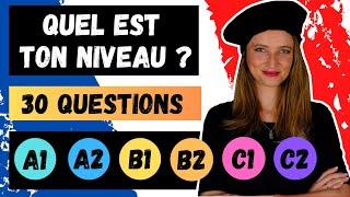  LANGUAGE STRUCTURE QUIZ - TCF / WHAT IS YOUR LEVEL OF FRENCH? A1_A2 _B1_B2_C1_C2 ? #tcf