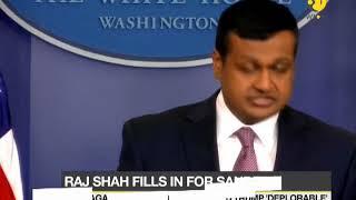 Raj Shah's White House debut