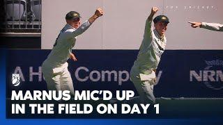 'The Big Cheese on the board!' - Mic'd up Marnus cracks zingers with McSweeney  | Fox Cricket