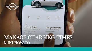 Charging Management in the MINI App | MINI How To