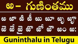 ఱ - గుణింతము | Rra Gunitham | how to write telugu Rra Guninthalu | Guninthalu in Telugu