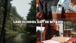 RAINY LAW SCHOOL VLOG:live cold call, cozy study sesh, personal values in law school + spirituality