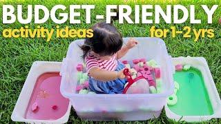 8 DIY activities for 1-2 year olds | Budget friendly play ideas