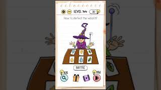 Brain test level 144 how to defeat the wizard? walkthrough