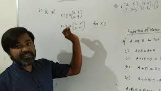 O P SINGH | OPERATION ON MATRICES | CLASS 12 TH |