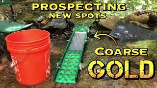 Prospecting Creeks for Gold! Finding chunky Gold! Part 2