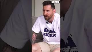 Messi al Inter Miami . El Crack argentino lo confirmó en una entrevista para el Diario SPORT 