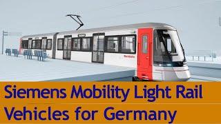 Siemens Mobility to Deliver 109 Light Rail Vehicles for Düsseldorf & Duisburg