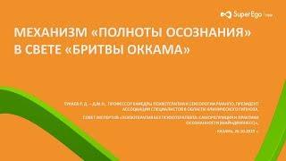 Совет Экспертов: «Механизм полноты осознания в свете «бритвы Оккама»»