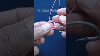 Simplest Hook Knot Technique - How To Tie A Hook