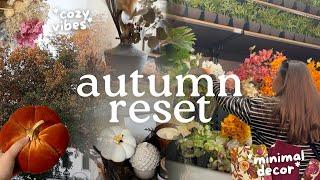 COZY FALL RESET  Minimalist Decorations (shopping & haul)