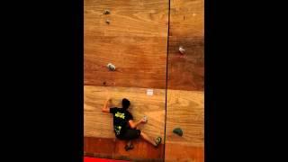 Bouldermania 2015 Novice Men demo climb