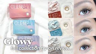 OLENS glowy FULL COLLECTION  | try-on & review 