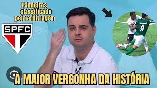  EXCLUSIVO  A MAIOR VERGONHA DA HISTÓRIA DO PAULISTÃO! PALMEIRAS CLASSIFICADO PELA ARBITRAGEM