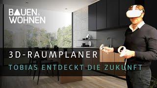 Haus bauen: Das Zuhause betreten bevor es fertig ist - virtuelle Raumplanung mit VR -Brille