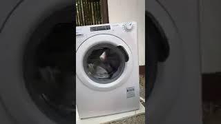 DANGEROUS Candy Washing Machine Extremely Unbalanced Jumping Spin (Flying)