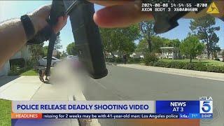 Police release video of deadly shooting in Irvine