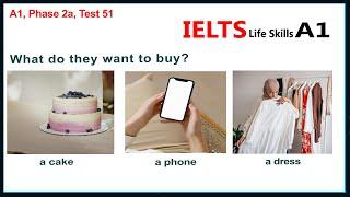 IELTS Life Skills A1 Listening Test 51 ►  New 2025 