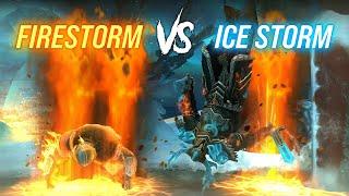 Hound VS Konung (LV 2)  Firestorm VS Icestorm ️ Shadow Fight 3