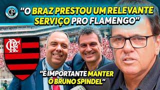 DUNSHEE ELOGIA BRAZ E SPINDEL E DÁ PISTA SOBRE NOVO DIRETOR TÉCNICO