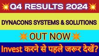 DSSL Q4 Results  DSSL Results DSSL Share Latest News Dynacons Systems & Solutions Ltd Latest News