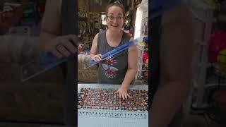 Comparing my Stripology XL ruler to my standard ruler