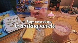 room renovations and writing novels