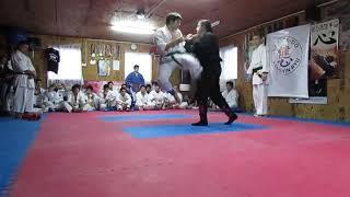 Karate vs ninjutsu sparring competition