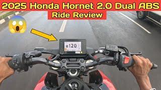 2025 Honda Hornet 2.0 T.F.F Display Ride Review || Top Speed Check || New Update ||Performance Test