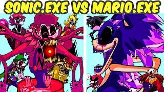 Friday Night Funkin' VS Sonic.EXE VS Mario.EXE | Nightmare of The Mushroom Kingdom (FNF MOD)