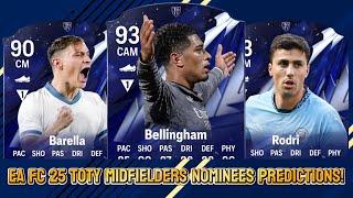 EA FC 25 TOTY MIDFIELDERS NOMINEES PREDICTIONS FT.  BARELLA, 󠁧󠁢󠁥󠁮󠁧󠁿 BELLINGHAM AND  RODRI