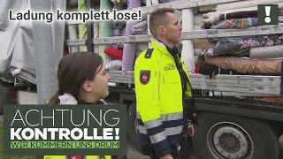 "Irgendwas ist auf jeden Fall falsch"  LKW UNSICHER beladen?! | Achtung Kontrolle