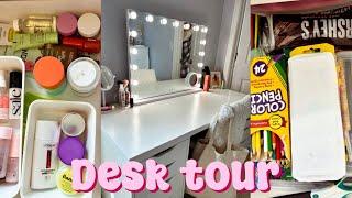 Craft Desk/Vanity Tour! ~craft supplies, skincare, makeup