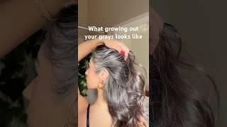 Going into 2025 with grays ‍🩶 #grayhair #grayhairdontcare #grayhairtransition