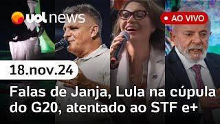 G20: Biden, Xi Jinping e mais líderes chegam para cúpula com Lula; morte de Apóstolo Rina| UOL News