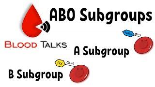 ABO Subgroups | A Subgroup and B Subgroups | Transfusion Medicine