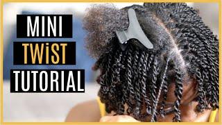 Super MINI TWIST on short/medium Natural Hair