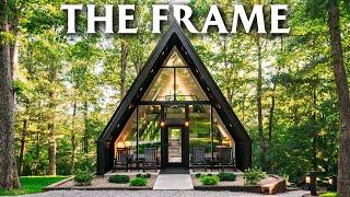 Sleek 3 Floor Modern A-frame Cabin - The Frame Full Tour