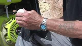 A problem with the generator - Emergency temporary repair - Off grid Spanish Finca