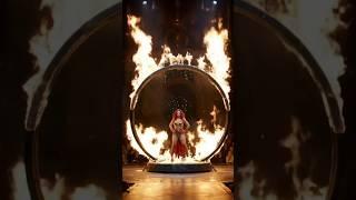 Epic Human-  Fire & Returns Dancing" Fusion Performance on TV Show  #simoncowell   #dance  #shorts