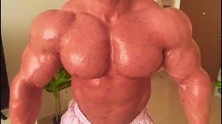 Bodybuilder Close Up Muscle Flexing #3