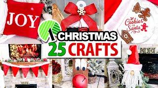 25 *BEST* Holiday CRAFTS! (Beginner friendly) Dollar Tree Christmas 2024