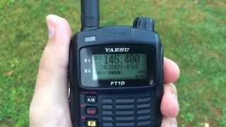 Yaesu FT-1DR and FTM-400DR QSO 20 km digital modulation C4FM