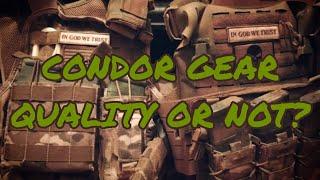 Condor Gear, Is It Up To Real Life Situations? An SHTF Option?