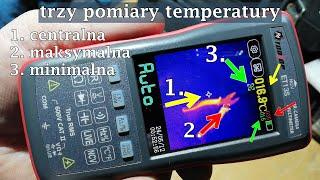 Wykrywa mostki termiczne, mierzy napięcie, pojemność, Kamera Termowizyjna Multimetr TOOLTOP ET13S